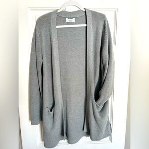 Woman’s Long Grey Cardigan